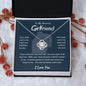 To My Amazing Girlfriend Love Knot Necklace