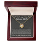To My Future Wife Love Knot Necklace