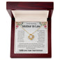 To My Amazing Mother In Law To Be Love Knot Necklace