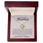 To My Mama Always Your Little Girl Love Knot Necklace