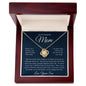 To My Beautiful Mom, Love Your Son Love Knot Necklace