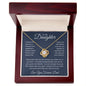 To My Daughter Love You Forever, Love Knot Necklace