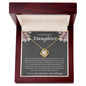 To My Beautifyl Daughter Incredible Blessing Love Knot Necklace