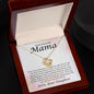 To My Beautiful Mama Watercolor Love Knot Necklace