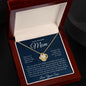 To My Beautiful Mom, Love Your Son Love Knot Necklace
