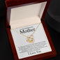 On My Wedding Day Mother I Love You Love Knot Necklace