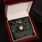 To My Wife Love Knot Necklace