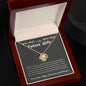 To My Future Wife Love Knot Necklace