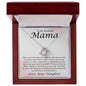 To My Beautiful Mama Watercolor Love Knot Necklace