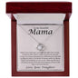 To My Mama Always Your Little Girl Love Knot Necklace