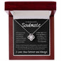 To My Beautiful Soulmate Love Knot Necklace