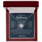 To My Amazing Girlfriend Love Knot Necklace