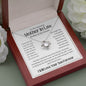 Mother In Law, Mother Of The Groom Love Knot Necklace