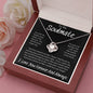 To My Soulmate Took My Breath Away, Love Knot Necklace