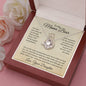 To My Mama Bear Love Your Daughter Love Knot Necklace