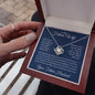 To My Future Wife, Journey Together Love Knot Necklace