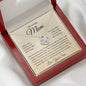 My Loving Mom, Always Keep You In My Heart, Love Your Son Love Knot Necklace
