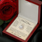 To My Mama Bear Love Your Daughter Love Knot Necklace
