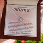 To My Beautiful Mama Time May Fly Love Knot Necklace