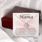To My Beautiful Mama Time May Fly Love Knot Necklace
