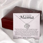 To My Mama Always Your Little Girl Love Knot Necklace