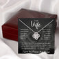 To My Wife Love Knot Necklace