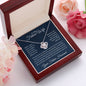 To My Future Wife, Journey Together Love Knot Necklace