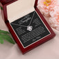 To My Daughter Straighten Your Crown Love Knot Necklace