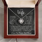 To My Wife Love Knot Necklace