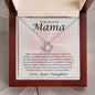 To My Beautiful Mama Time May Fly Love Knot Necklace