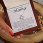 To My Mama Always Your Little Girl Love Knot Necklace