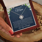 To My Beautiful Mom, From Daughter Love Knot Necklace