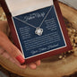 To My Future Wife, Journey Together Love Knot Necklace