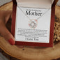 On My Wedding Day Mother I Love You Love Knot Necklace