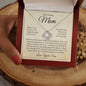 My Loving Mom, Always Keep You In My Heart, Love Your Son Love Knot Necklace