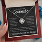 To My Beautiful Soulmate Love Knot Necklace