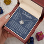 To My Daughter Love You Forever, Love Knot Necklace