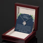 To My Beautiful Mom, From Daughter Love Knot Necklace