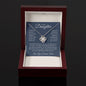 To My Daughter Love You Forever, Love Knot Necklace