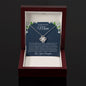 To My Beautiful Mom, From Daughter Love Knot Necklace