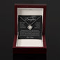 To My Daughter Straighten Your Crown Love Knot Necklace