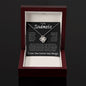 To My Soulmate Took My Breath Away, Love Knot Necklace