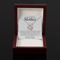 On My Wedding Day Mother I Love You Love Knot Necklace