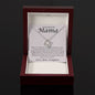 To My Mama Always Your Little Girl Love Knot Necklace