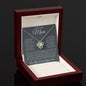 My Loving Mom, Love You Forever, Your Son Love Knot Necklace
