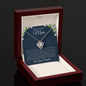 To My Beautiful Mom, From Daughter Love Knot Necklace