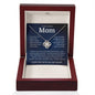To My Loving Mom Love Knot Necklace