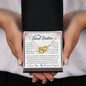 To My Soul Sister Interlocking Hearts Necklace