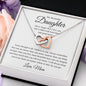 My Beautiful Daughter Interlocking Hearts Necklace