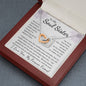 To My Soul Sister Interlocking Hearts Necklace